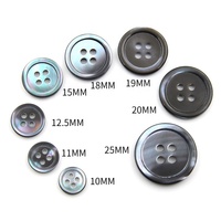 Bouton en coquille de trocas naturelle de haute qualité personnalisé, 4 trous, rond, nacre, pour chemise, costume, accessoires, vente en gros