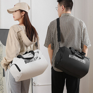 Biểu Tượng Tùy Chỉnh Thể Thao Giản Dị Có Thể Gập Lại Vai Ba Lô Với Ngăn Giày Bền Dây Kéo Đóng Cửa Cho Tập Thể Dục Túi Du Lịch - Product Image 1