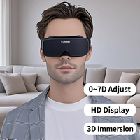 Lunettes intelligentes VR portables et compatibles avec la myopie Android avec écran de 1000 pouces d'affichage réel 4K Hd Lunettes de réalité augmentée