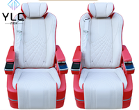 Siège de van de luxe 2025 avec table pliable, sièges capitaine inclinables, écran tactile, siège de pilote pivotant