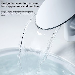 <span class=keywords><strong>Rubinetto</strong></span> per Lavabo da Bagno Moderno Minimalista <span class=keywords><strong>Bianco</strong></span> in Rame con Valvola in Ceramica per Acqua Calda e Fredda - Product Image 3
