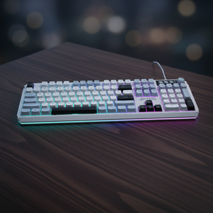 <span class=keywords><strong>Clavier</strong></span> de jeu <span class=keywords><strong>mécanique</strong></span> filaire <span class=keywords><strong>à</strong></span> <span class=keywords><strong>membrane</strong></span> K511 OEM avec logo personnalisé, 101 touches, rétroéclairage LED, avec bouton pour PC portable - Product Image 4