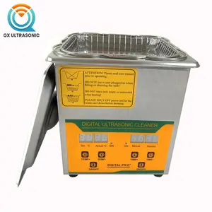 Digital Timer Frekuensi Ganda 28/40Khz Ultrasonic Cuci Tank Kecil Bagian Peralatan Pembersih 2L Ultrasonic Cleaner