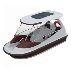 Nuovo design pedale barca mare lago 304 hardware in acciaio inox FRP cigno barca spessa pedale in fibra di vetro barca in vendita