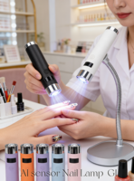 Lampe UV LED AI SNRQI pour ongles – Fiable et performante, échantillon disponible, 2 réglages de minuterie, durcissement portable, la meilleure lampe à ongles AI