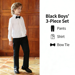 Uniforme Escolar Personalizado para Jardín <span class=keywords><strong>de</strong></span> Niños, Traje <span class=keywords><strong>de</strong></span> <span class=keywords><strong>Coro</strong></span>, Traje para Presentador Joven, Traje para Actuación <span class=keywords><strong>de</strong></span> Piano, Atuendo para Recitación <span class=keywords><strong>de</strong></span> Poesía, Conjuntos <span class=keywords><strong>de</strong></span> Vestidos - Product Image 4