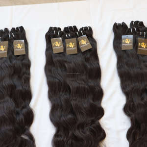 Mèches brésiliennes naturelles lisses, vison brut, cheveux humains bouclés, tissage en lot, vente en gros - Product Image 6