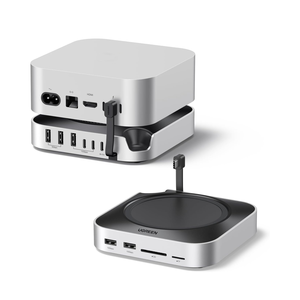 UGREEN USB Hub Dock Stand M2 NVMe SSD Behuizing <span class=keywords><strong>3</strong></span> USB A 10Gbps USB C Gegevenspoort SD-kaartlezer voor Macmini M4/M4 Pro - Product Image 1