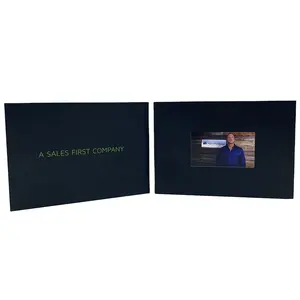High Quality Lcd Advertising Player 7 Inch Lcd Screen Video Greeting Card Digital Brochure For Marketing Video Brochure Module