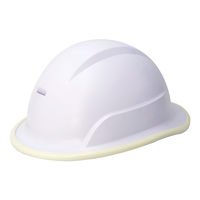 Casque de sécurité industriel à visière intégrale en ABS CE EN397 avec logo personnalisé, haute visibilité, bord phosphorescent