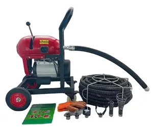 Electric Sectional Pipe Drain Cleaner/Auger Drain Jetting Machine