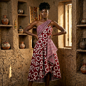 African Wax Print Coral Fleece Dobby Fabric Kumasi Design Custom Apparel Activewear Textile OEM ODM Manufacturing Service - Product Image 1