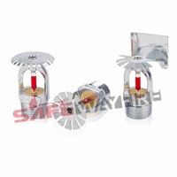 Système d'incendie automatique Safewayfire 68°C, verticale, en acier inoxydable, jet de pluie rouge