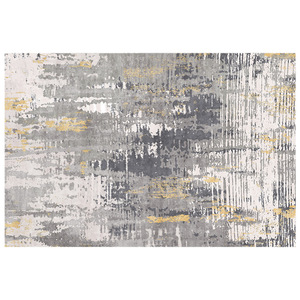 Tapis design carré en fibre de polyester, pliable, facile d'entretien, pour la maison, salon, chambre, bureau - Product Image 3