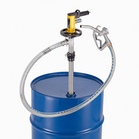 Pompe à tambour en acier inoxydable pour le carburant et le moteur diesel Alimentation électrique du moteur haute résistance Tuyau en PVC inclus