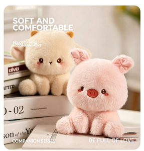 Juguetes de Peluche Personalizados, Lindos Animales de Peluche, Mini Compañero de Escritorio para Aliviar el Estrés, Regalo de Cumpleaños Bordado - Product Image 4