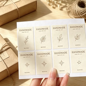 Etiqueta Adhesiva Rectangular Personalizada con Diseño a Medida para Joyería, Artesanía, Recuerdos y Regalos - Product Image 1