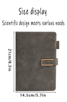 Carnet A5 en PU Magnétique Personnalisé et Coloré pour Voyage, Bureau, Affaires Haut de Gamme – Vente en Gros