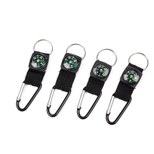 Mosquetón de aleación de aluminio tipo 5 # D portátil <span class=keywords><strong>barato</strong></span> con brújula Productos para exteriores Regalo promocional Brújula de metal duradera - Product Image 6