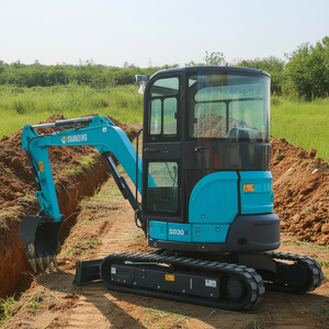 Mini-excavatrice rétractable à bas prix, 3 tonnes, pour jardin, creusement d'arbres, usage domestique, micro-excavatrice la plus vendue - Product Image 6