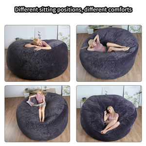 عرض ساخن: غطاء كرسي بين باج كبير بدون حشو، كرسي بين باج عملاق 7 أقدام للأطفال، أريكة استرخاء داخلية، ديكور، سرير - Product Image 6