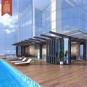 Moustiquaires pliantes respirantes, idéales pour les portes de chambre à coucher, les entrées de salon, les balcons, style européen, porte pliante - Product Image 1