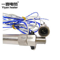 Chauffe-cartouche industriel Yiyan en acier inoxydable de micro-diamètre avec fils personnalisés pour le chauffage de moules à température moyenne 220V