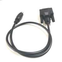 DB9 zu MD6 Männliches Anschlusskabel D-Sub Serieller Anschluss Mini-DIN Dedizierte Verbindung RS232 Kupferleiter PVC für Industriesteuerung