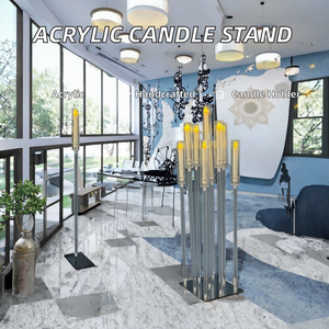 Centrotavola in Acrilico per Matrimoni, Candelabri e Portacandele in Acrilico, Lanterne e Vasetti in Plastica - Product Image 2