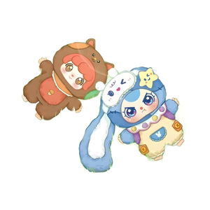 Moe Friends Series Coniglio Peluche Blind Box Figura Bambola Cotone PP Giocattolo Trendy per Ragazze Ciondolo Borsa Ornamento da Scrivania Ingrosso - Product Image 1
