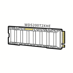 BLACK SN850X 2TB SSD WDS200T2XHE, Mit Kühlkörper - Product Image 2