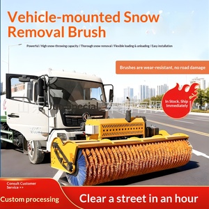 Airborne Rolling <b>Brush</b> Snow Road Sanitation Vehicle Installation Snow Cleaning <b>Brush</b> Car <b>Power</b>-Taking Snow Sweeping Rolling - Product Image 1