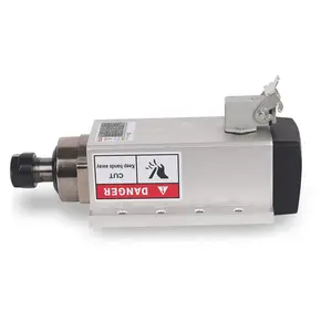 고속 모터 220v 24000rpm 2.2kw 공랭식 사각 스핀들 모터 cnc 기계