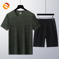 Ensemble de survêtement d'hiver à séchage rapide en mesh, performance athlétique, entraînement, évacuation de l'humidité, respirant, léger, écologique, coupe-vent