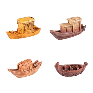 Micro-paisaje Weij, barco <span class=keywords><strong>de</strong></span> crucero Jiangnan, Black-pod, acuario, paisajismo para peceras, accesorios decorativos DIY - Product Image 1