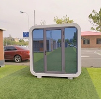 Bâtiment modulaire préfabriqué durable de 20 pieds, bureau extérieur moderne, salle de réunion, maisonnette personnalisée de style Apple
