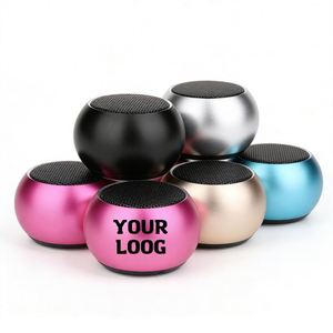JW3655 High Quality M3 Bass Mini Plating Loud <b>Speakers</b> Outdoor Sports Portable Round Small Wireless <b>Speaker</b> <b>for</b> Mobile <b>Phone</b> - Product Image 1