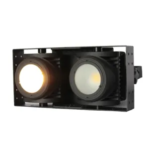 Al Aire Libre 2 ojos cegador 2x100W DMX COB Atómica Audiencia Blinder Luz IP65 impermeable led iluminación de escenario