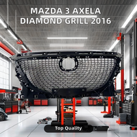 Mazda 3 Axela 2014-2016 ABS plastique diamant conception pare-chocs avant grille nouvel état voiture Auto carrosserie Parts-BKC3-50-710