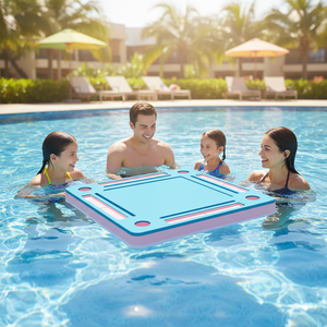 Table de Mahjong flottante pour piscine, plateau flottant en mousse EVA, tapis flottant imperméable et portable pour jeux de poker sur le lac - Product Image 1