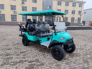 Factory Wholesale Street 6 Seater Green Golf Cart Lithium <b>Battery</b> for Community Club Golf Course - Product Image 4