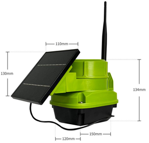 Vanne à boisseau sphérique intelligente solaire en PVC, étanche IP67 avec communication 4G/QOTA pour usage extérieur - Product Image 3