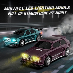 SJY-FQD17/FQD19 Coche de Derrape 4WD de Metal con Control Remoto de 4 Canales, Escala 1/43, 20KM/H, Luces LED, Listo para Usar en Interiores y Exteriores - Product Image 2