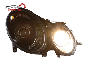 CARMATES - Conjunto de Faros Delanteros de Gran Venta, Luces Diurnas DRL, Luces Delanteras con Intermitentes, Faros Halógenos para <span class=keywords><strong>Mercedes</strong></span> Benz Clase <span class=keywords><strong>E</strong></span> W211 2002-2005 - Product Image 2
