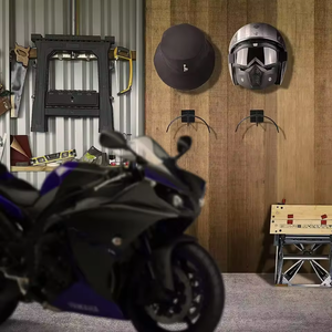 Evrensel duvara monte Metal şapka rafı ağır destek kask vitrin rafı şapka ev dekor koridor vitrin rafı - Product Image 5