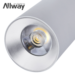 ALLWAY Luminaire <span class=keywords><strong>suspendu</strong></span> en aluminium au design moderne, monté sur <span class=keywords><strong>rail</strong></span> 10W 20W 30W COB LED <span class=keywords><strong>Spot</strong></span> sur <span class=keywords><strong>rail</strong></span> - Product Image 1