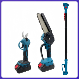 Gunting listrik tongkat ekstensi kelas industri, 1.15m/2m gunting listrik pemangkas ketinggian tinggi dan gunting cabang tinggi untuk penggunaan gergaji rantai - Product Image 6