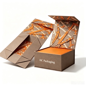 Magnetic Gift Box Rigid Paperboard Custom Printed Packaging Box for Retail Brands Fold Flat Design Factory Direct Supplier - Product Image 2