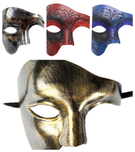 HLC Parejas Masquerade Ball Máscaras <span class=keywords><strong>Phantom</strong></span> Of <span class=keywords><strong>The</strong></span> Opera Half Face Glitter Hombres Máscara Halloween Vintage Carnival Máscaras Fabricante - Product Image 5