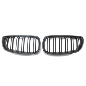 New Product Double Line Front Grille Matte Black Front Mesh Grill For Bmw 3 Series E92 2006 - 2009